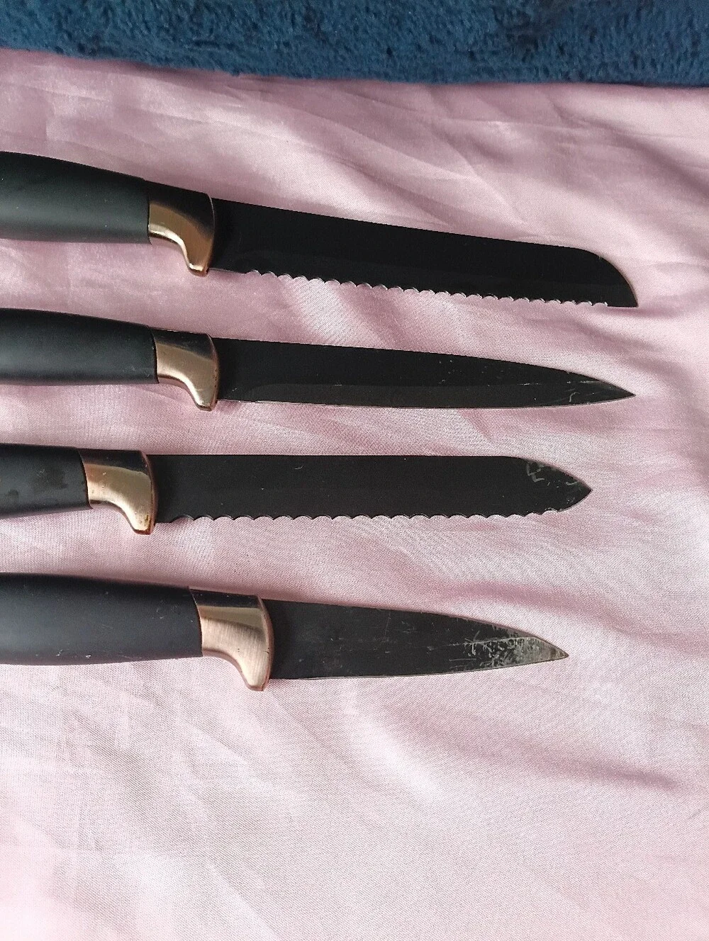 Farberware Black Kitchen Knife Set